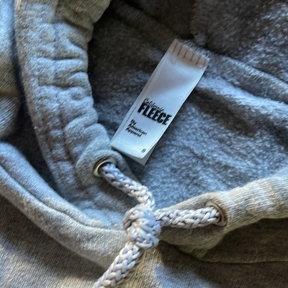 I only like NY as a friend hoodie sweatshirt grey pocket Small I ❤️ New York - Picture 3 of 4